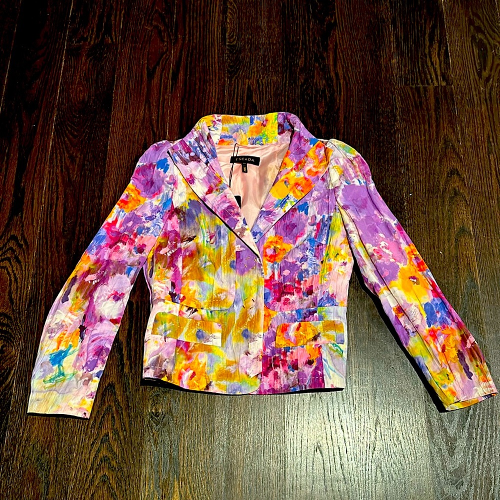 Escada blazer Color: Fantasy - New with Tags. Never worn